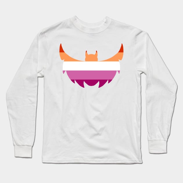 lesbian bat Long Sleeve T-Shirt by annoyingarts